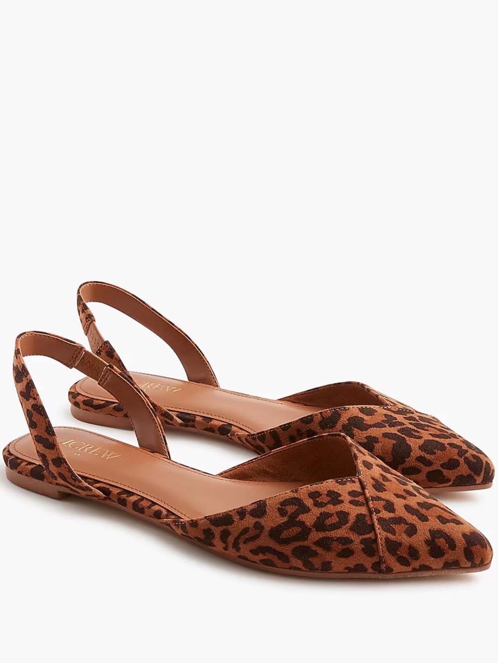 J. Crew Factory Leopard Slingback Flats Size 9